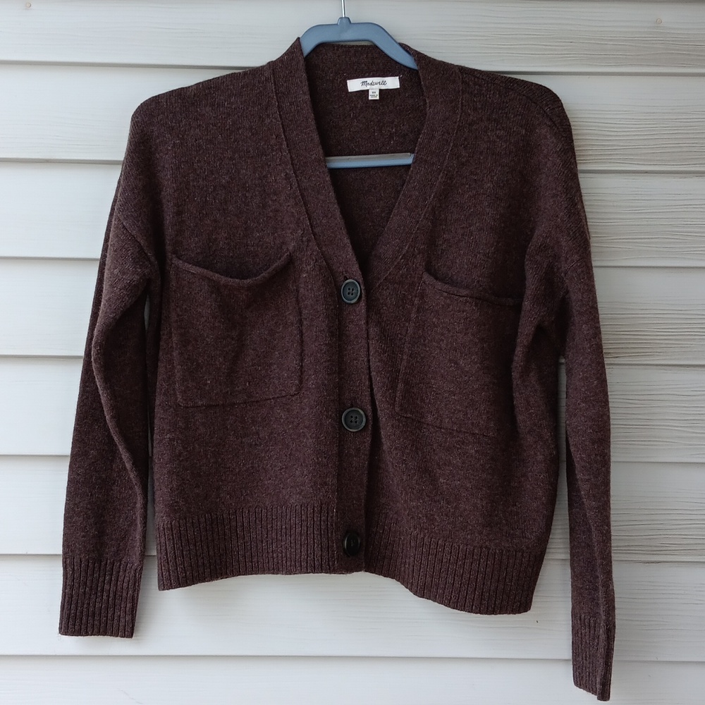 Madewell Upton Wool Blend Cardigan